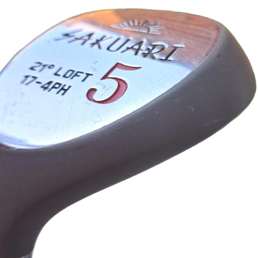 Left Handed 5 Wood 21° Loft Right-Handed Steel Shaft  Low-Mid Kick Golf Flex 42"