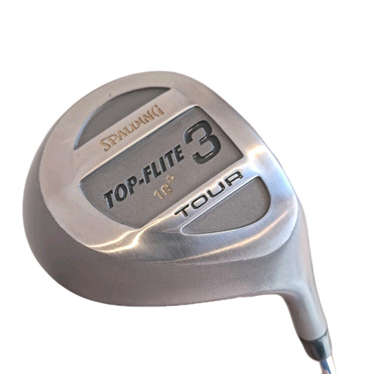 Spalding 3 Wood 16° Loft Top-Flite Golf Tour RH Steel Shaft Regular Flex 43"