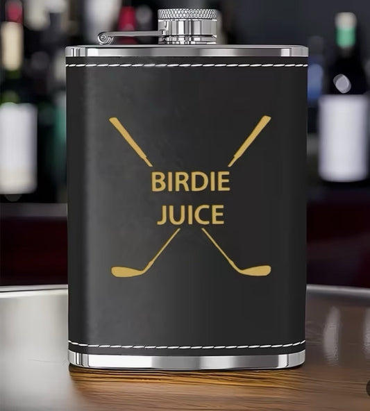 Mini Hip Flask Stainless Steel Golf 7oz Portable Unique Golf Gift