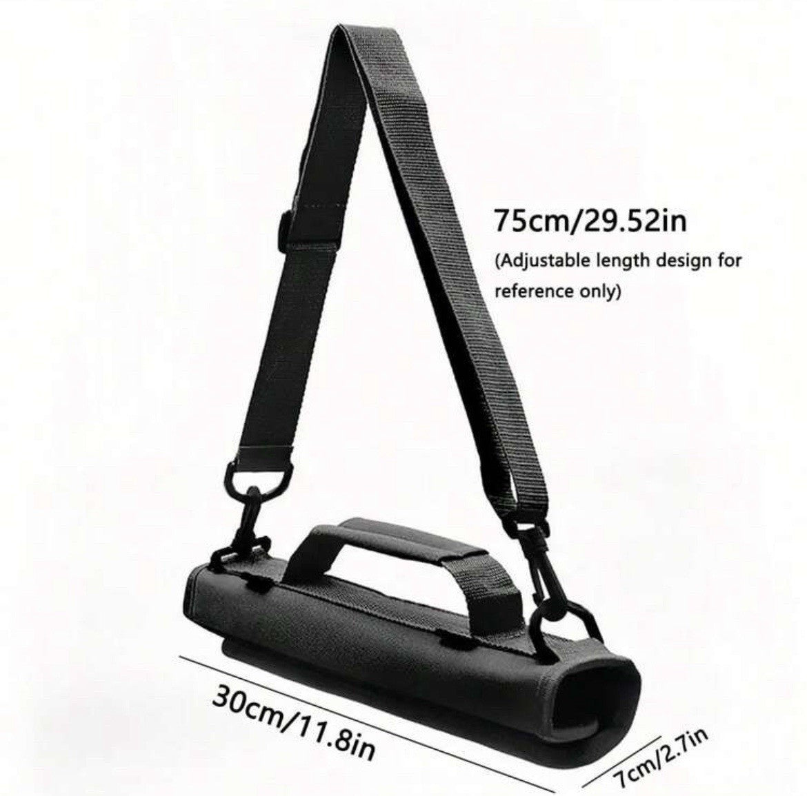 Portable Nylon Golf Club Bag Adjustable Straps Lightweight FREE DELIVERY