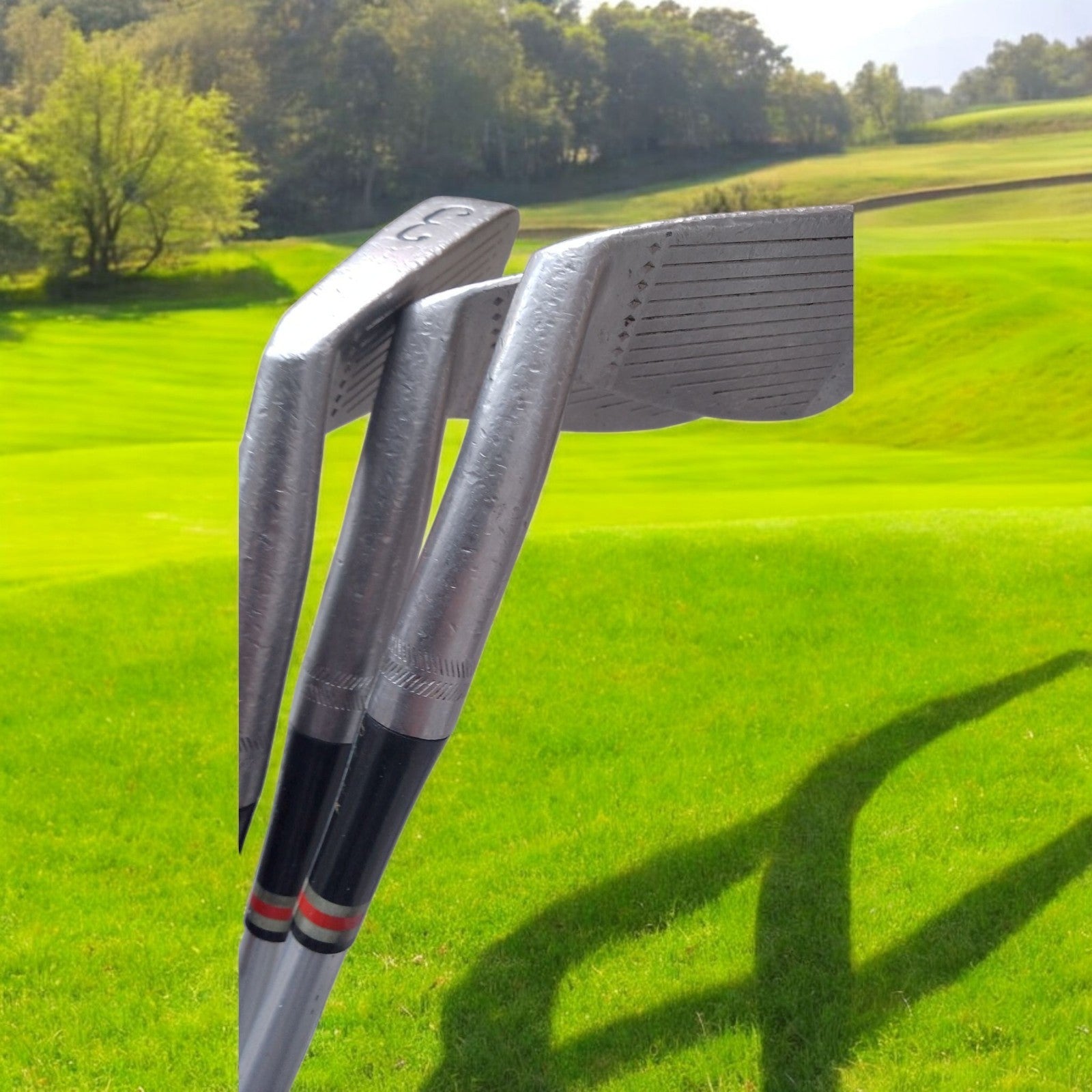 3x Rare Vintage Retro Jack Nicklaus Slazenger Mens RH Golf Irons 3 8 & 9