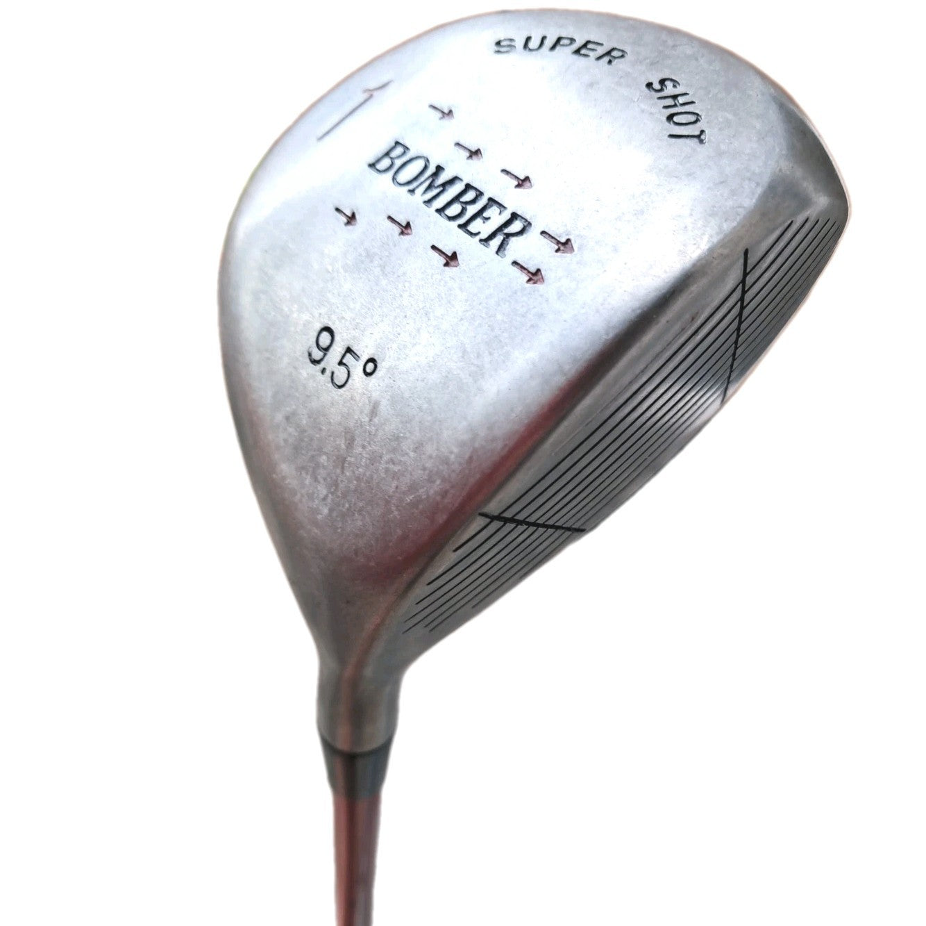 Bomber Driver 9.5° Loft Super Shot Golf 1 Wood RH Graphite Shaft S Flex 44"