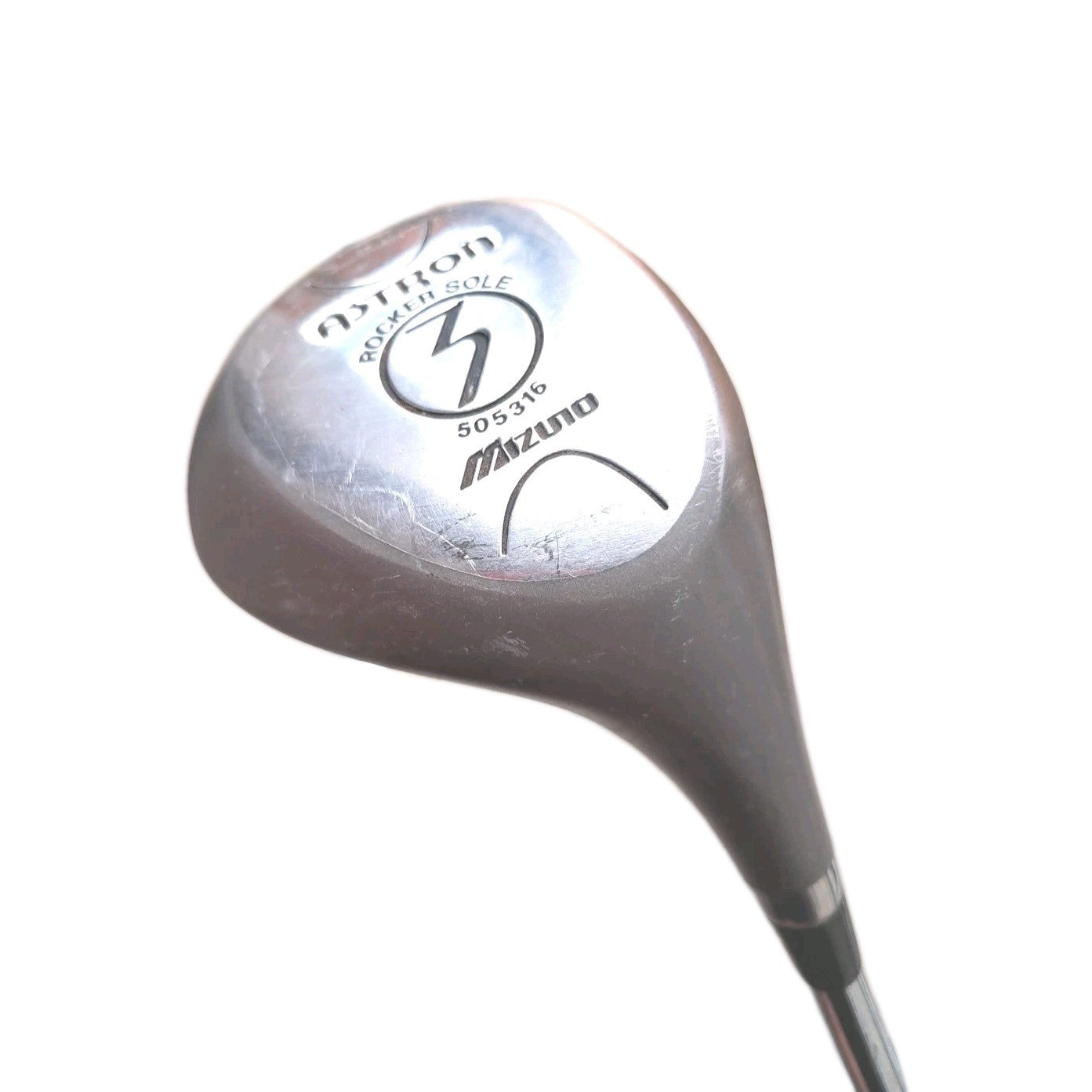 Mizuno 3 Wood 15° Loft Astron Rocker Sole RH Steel Shaft Regular Flex Age Wear