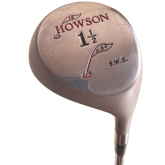 Ladies Howson 1 1/2 Golf Wood 11.5° Loft Right-Handed Steel Shaft 43" Head Cover