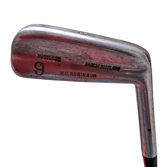 Rare W.M. Robinson Rustless 9 Iron Made in Scotland Vintage, RH