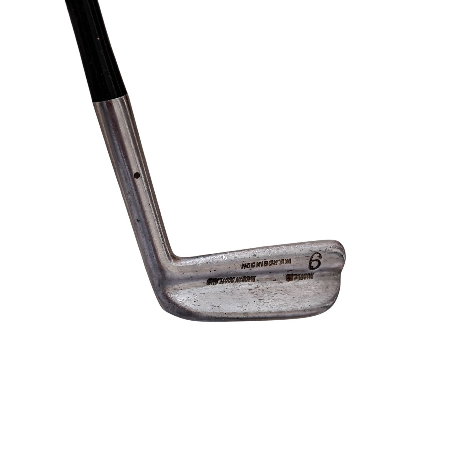Rare W.M. Robinson Rustless 9 Iron Made in Scotland Vintage, RH