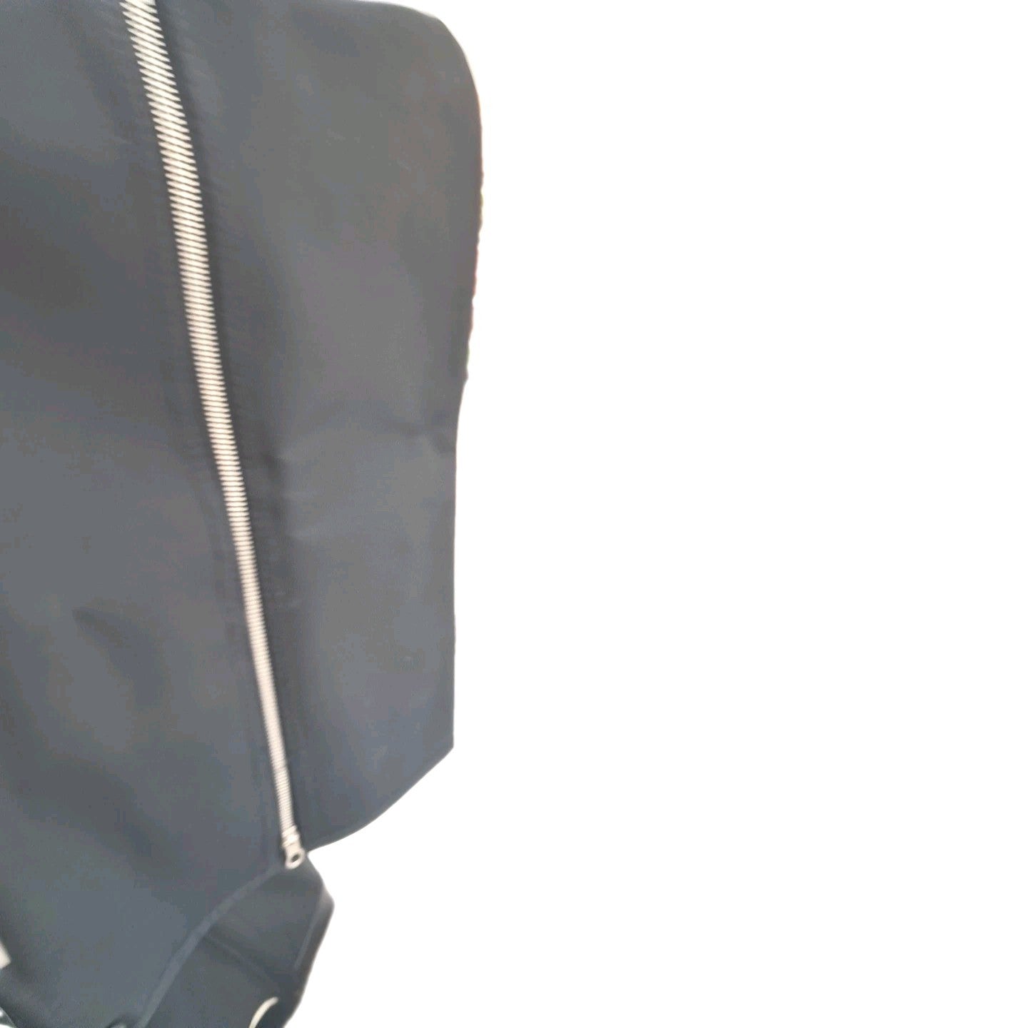 Vintage Retro Golf Bag Black 3 Div Handle 3 Pockets Strap 43"×13"×8" Rain Cover