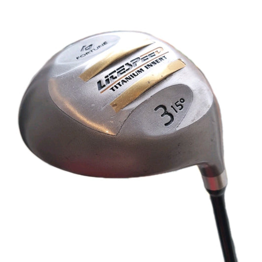 Ladies Fortune 3 Wood 15° Loft Titanium Right-Handed Graphite Shaft Ladies Flex