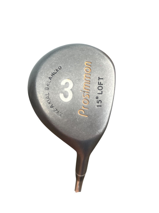 Prosimmon 3 Wood 15° Loft Right-Handed Steel Shaft 43"