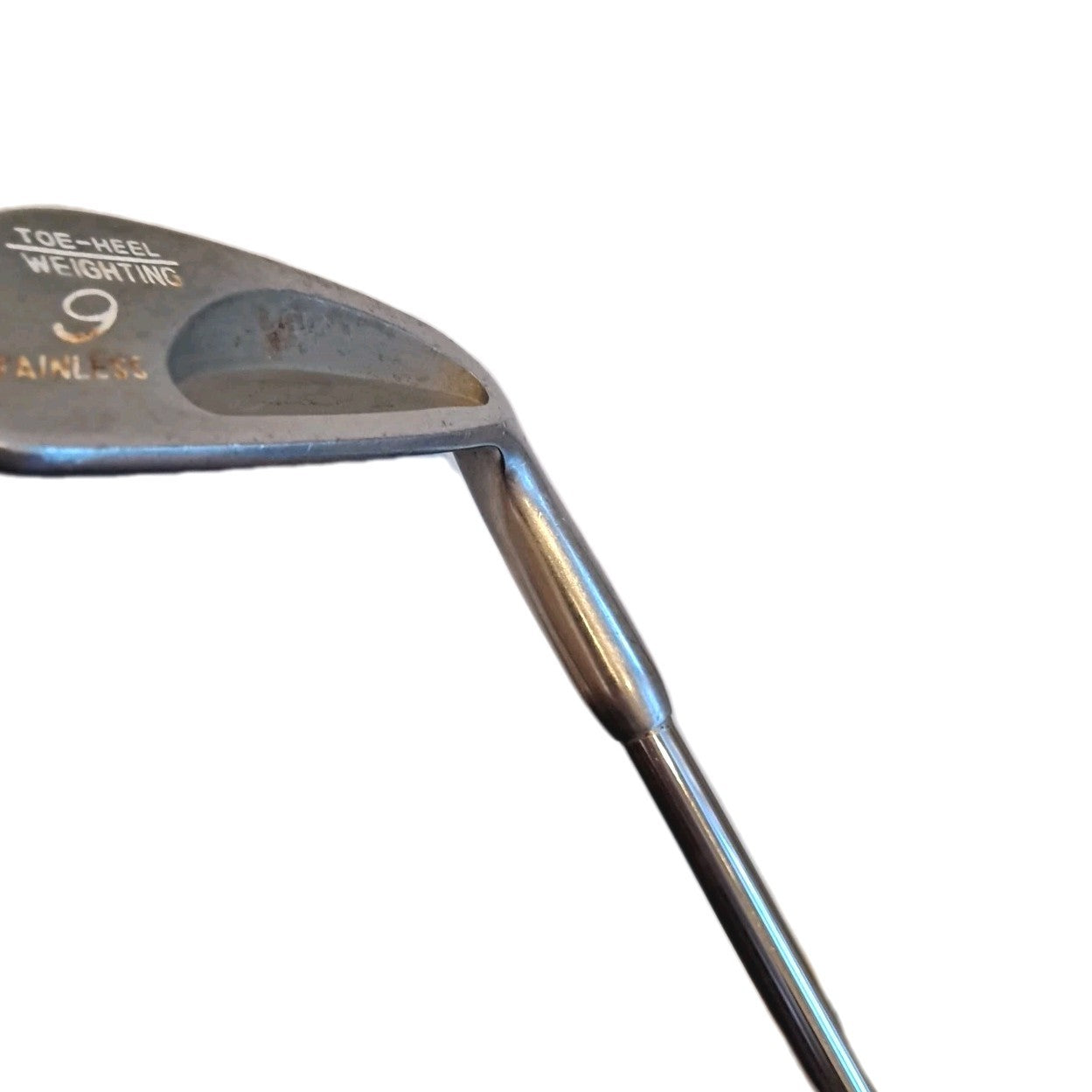 Golf 9 Iron Toe-Heel Weighting Stainless Head Right-Handed Steel Shaft 36"