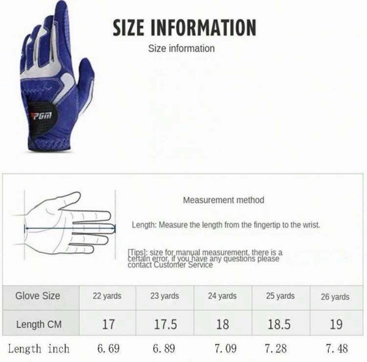 Golf Glove Left Handed Medium White Breathable Reinforced Palm Padding