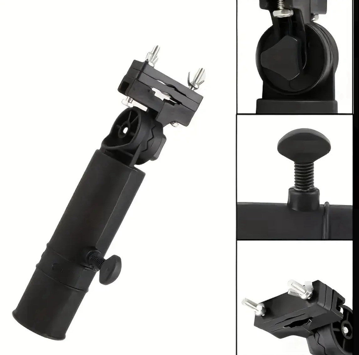 Golf Bag Umbrella Holder Cart Attachment Brolly Clip Accessory FREE DELIVERY