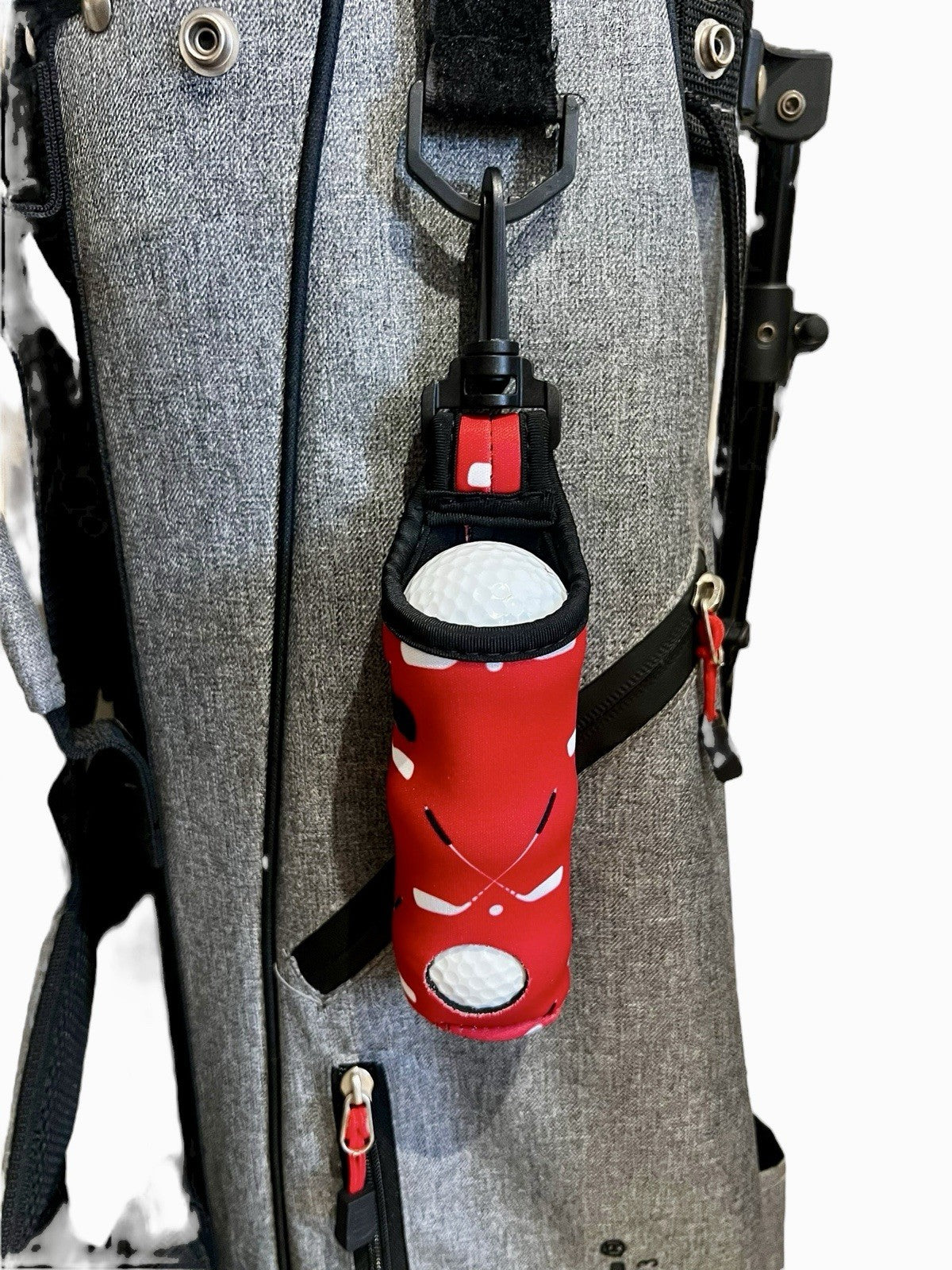 Golf Ball Carry Pouch Bag With Clip Attachable Patterned FREE DELIVERY