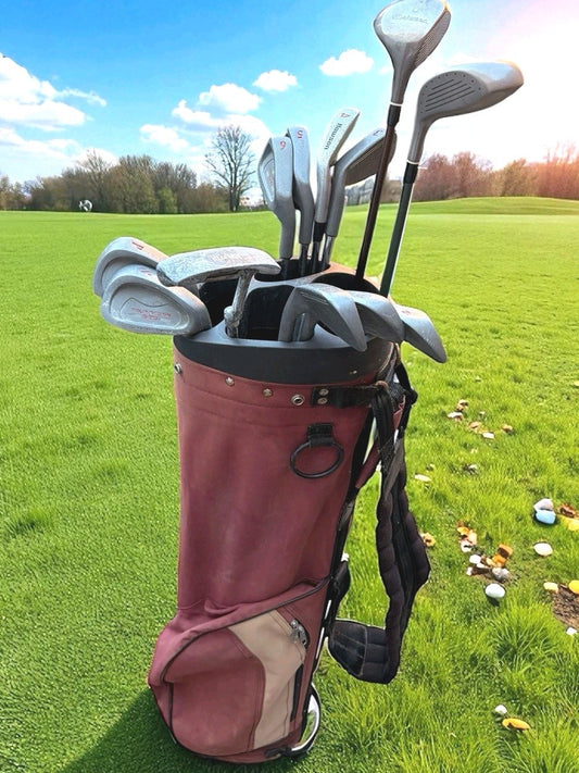 Full Tour Golf Set. Right-Handed Woods, Irons, Putter + Bag. See Description.