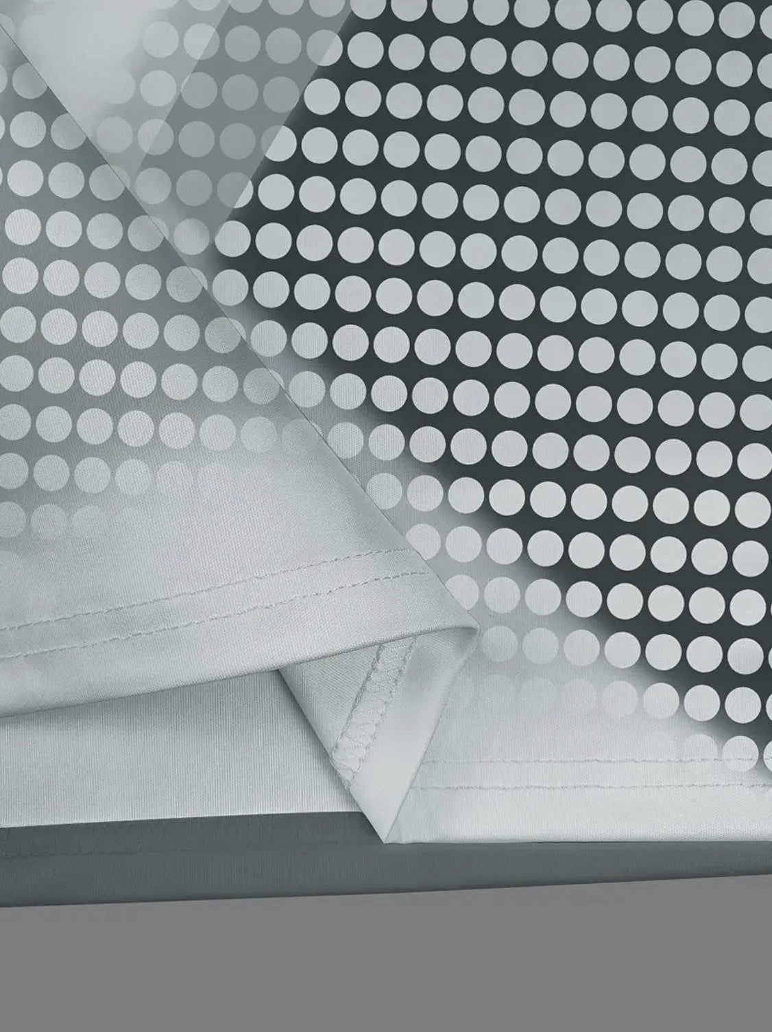 Men’s Golf Polo Shirt Grey Patterned Breathable FREE DELIVERY