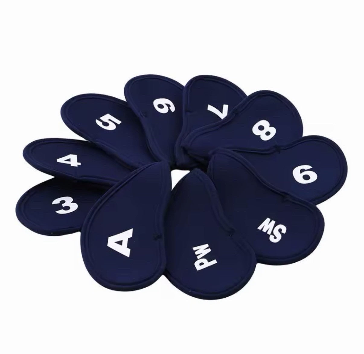 10pcs Golf Club Covers Iron Head Covers Set Protector FREE DELIVERY