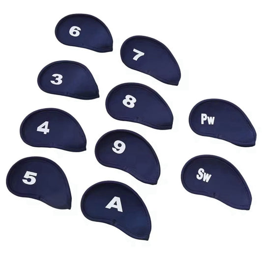 10pcs Golf Club Covers Iron Head Covers Set Protector FREE DELIVERY