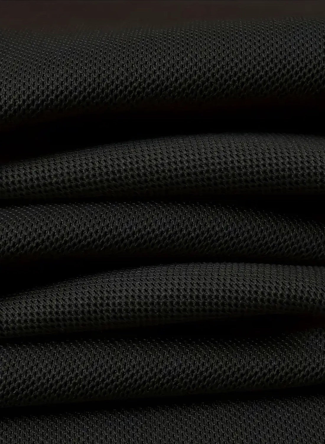 Men’s Golf Polo Shirt Black Long Sleeved Winter Logo Breathable FREE DELIVERY