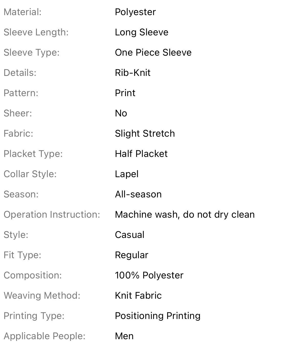 Men’s Golf Polo Shirt Black Long Sleeved Winter Logo Breathable FREE DELIVERY