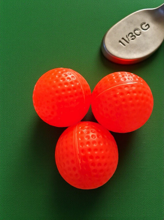 10pcs Practice Golf Balls Indoor Training PU Foam Plastic FREE DELIVERY