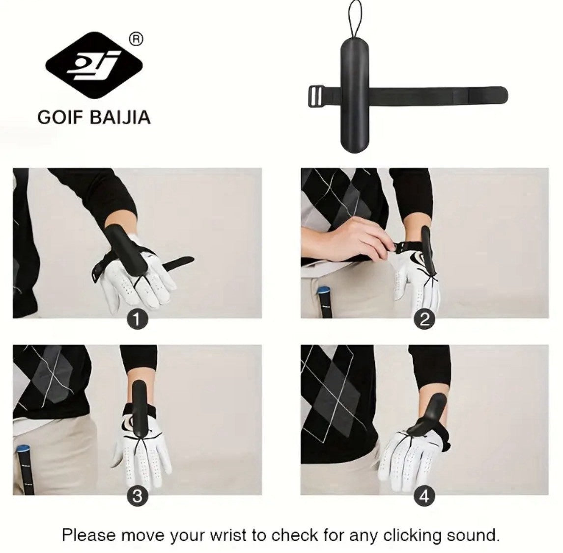 Golf Swing Trainer Wrist Aid Strap Ergonomic Training Tool FREE DELIVERY