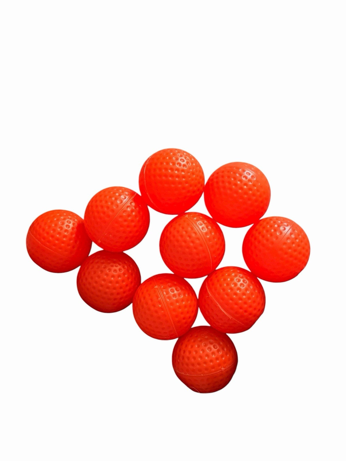 10pcs Practice Golf Balls Indoor Training PU Foam Plastic FREE DELIVERY