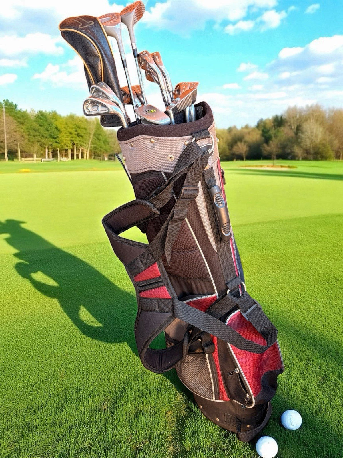 Full Set Golf Clubs. Right-Handed Woods, Irons, Putter + Bag. See Description