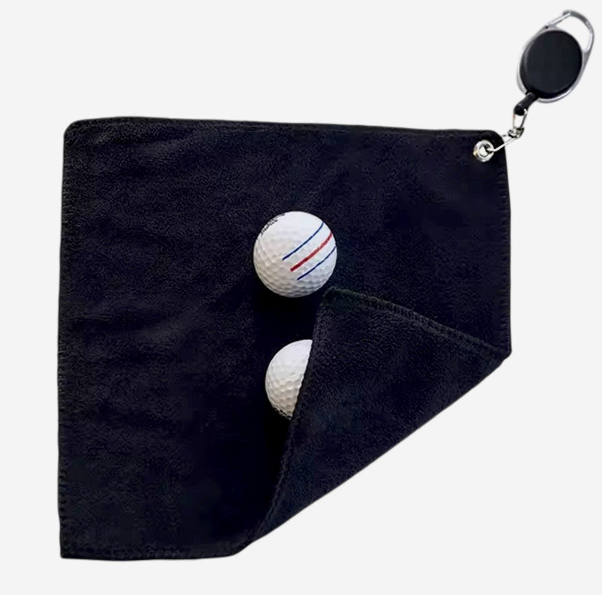 Golf Ball Cleaning Towel Attachable Carabiner Microfiber Cleaning FREE DELIVERY