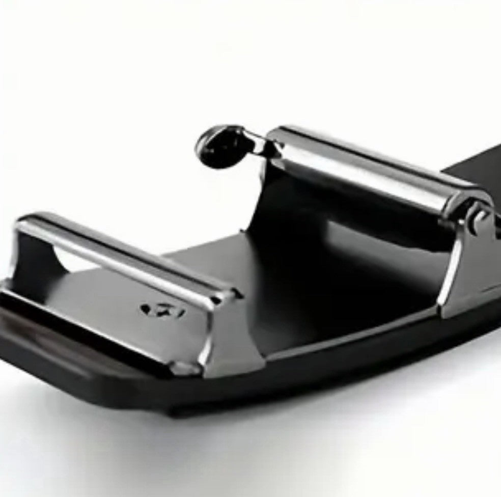 High Quality Golf Belt 1.2m Laser Alloy Automatic Buckle Black Golf Gift Fashion