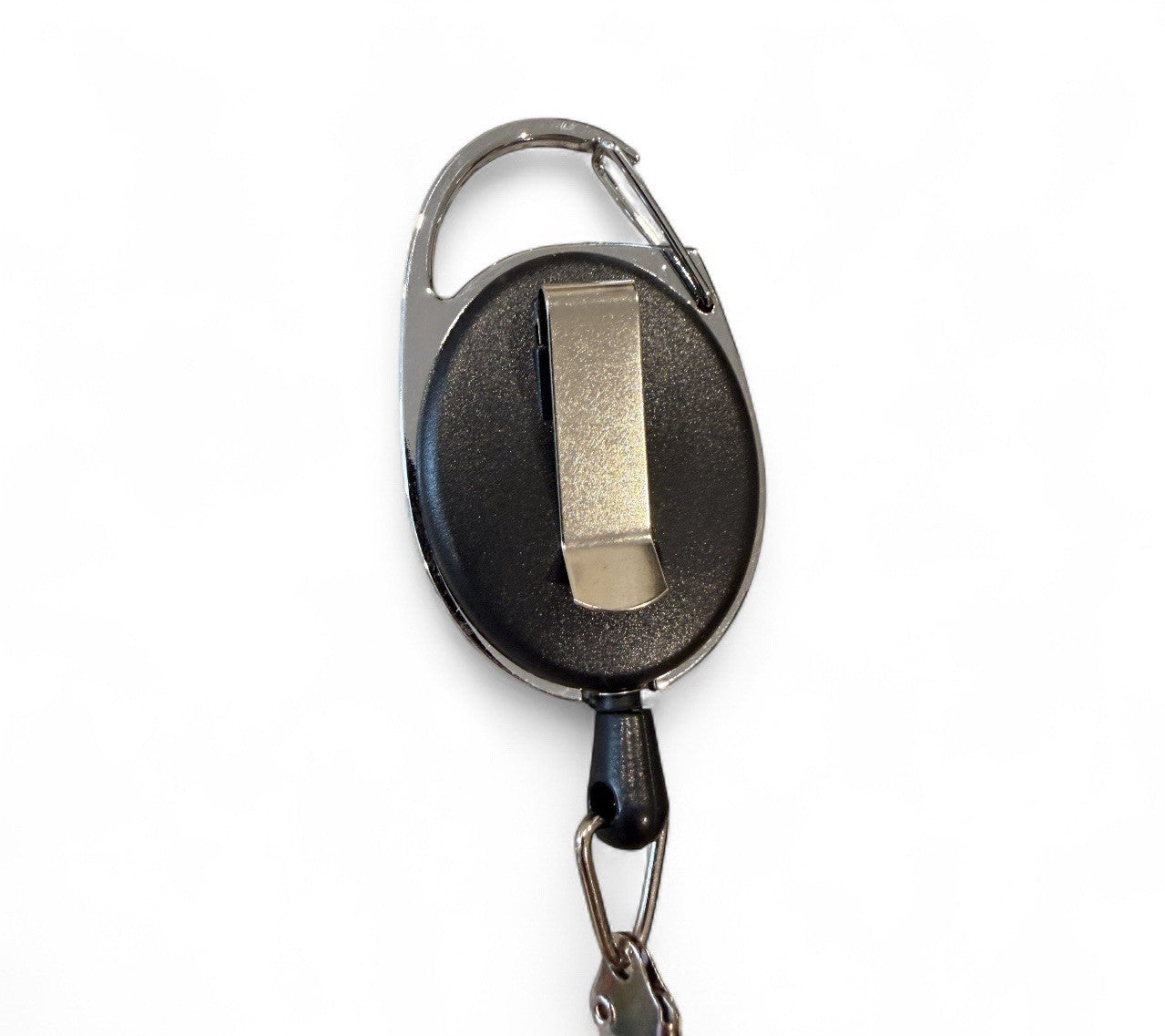 GREY Golf Ball Cleaning Towel Attachable Retractable Carabiner Microfiber