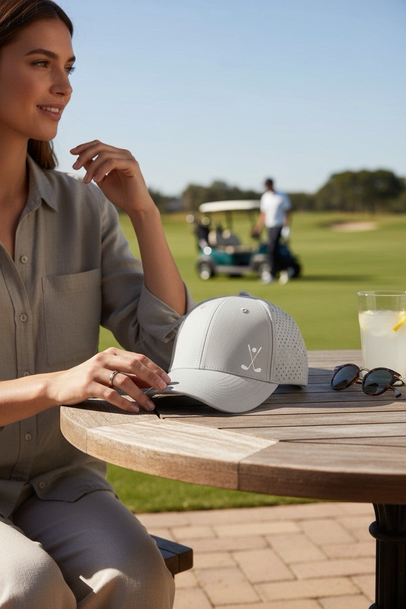 Golf Hat Cap Quick Dry Sun Protection Mesh Baseball Cap Style FREE DELIVERY