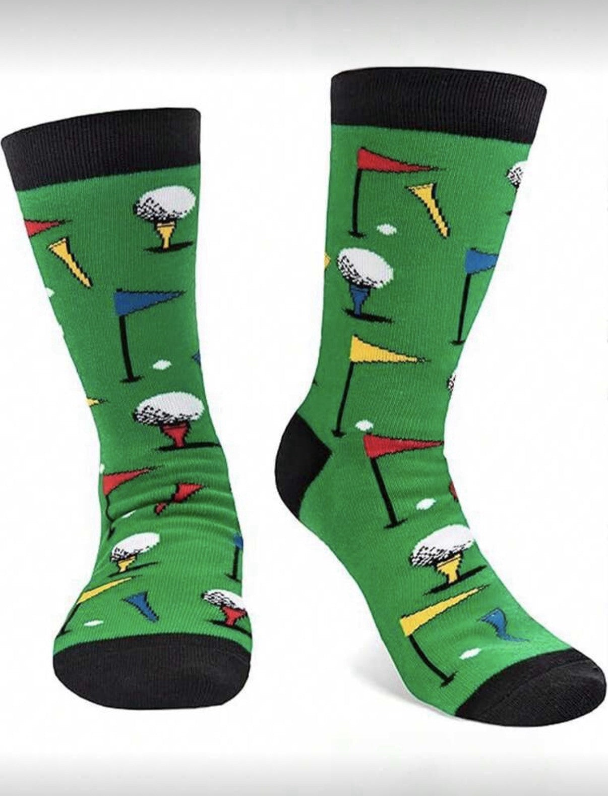 Golf Socks Patterned Novelty Golf Gift Lover Par Tee FREE DELIVERY