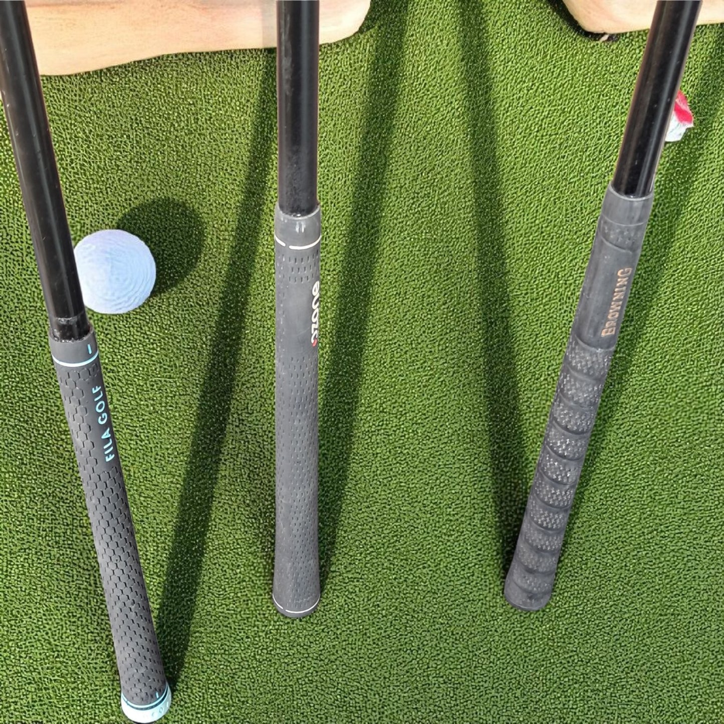 Full Golf Set. Woods, Irons, Putter,  Bag. New Grips. See Description.