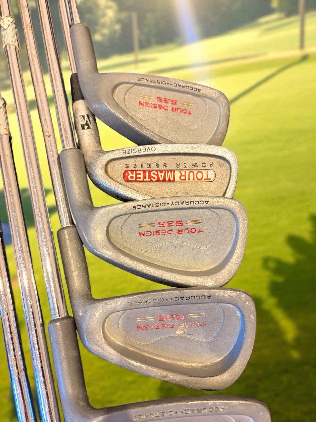 Full Tour Golf Set. Woods, Irons, Putter,  Bag. New Grips. See Description.