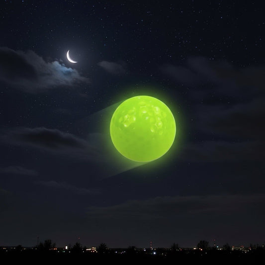 3PCS Glow In The Dark Golf Balls Winter Driving Range Easy Light Absorbing