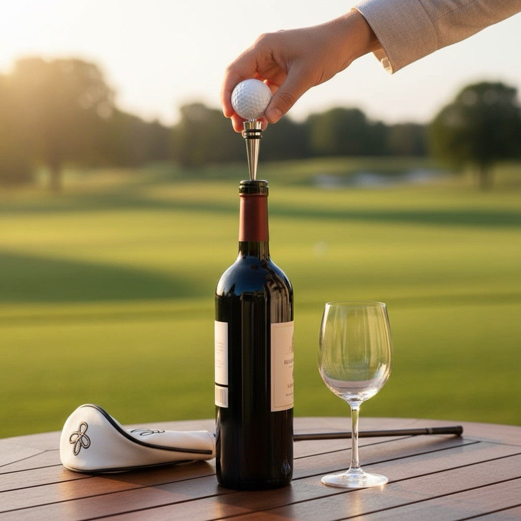 Golf Ball Wine Stopper Bottle Top Golf Gift Homeware High Quality