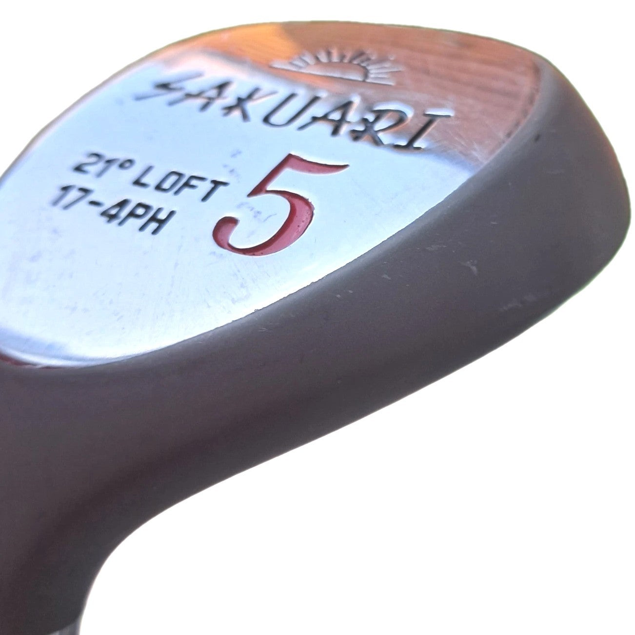 LH Golf 5 Wood 21°  Sakuari Steel Shaft  Low-Mid Kick Flex 42" Made In England