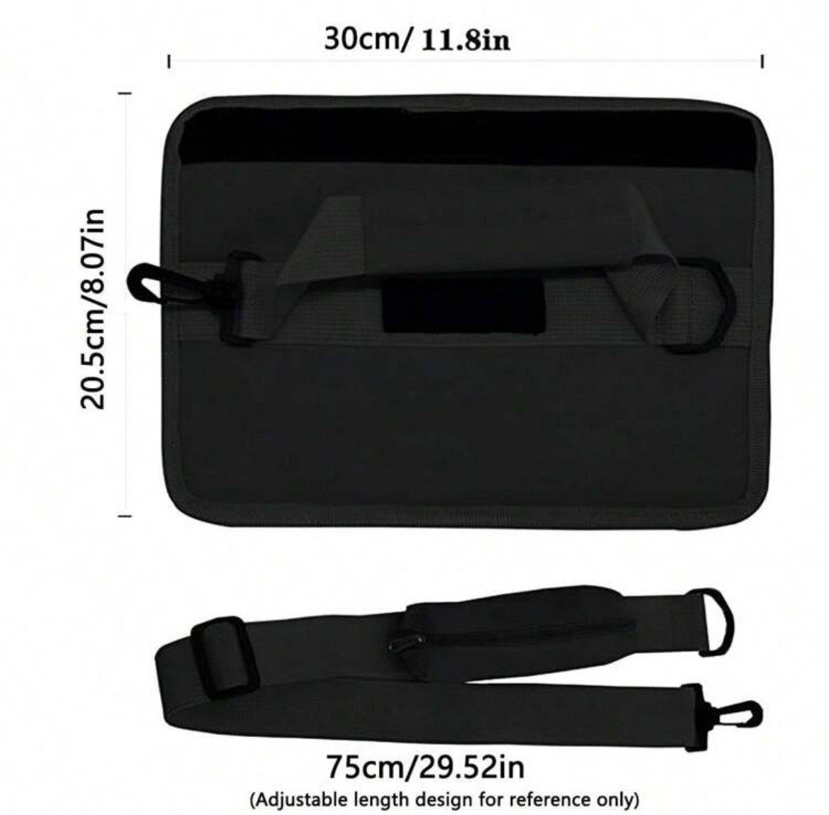 Portable Nylon Golf Club Bag Adjustable Straps Lightweight FREE DELIVERY