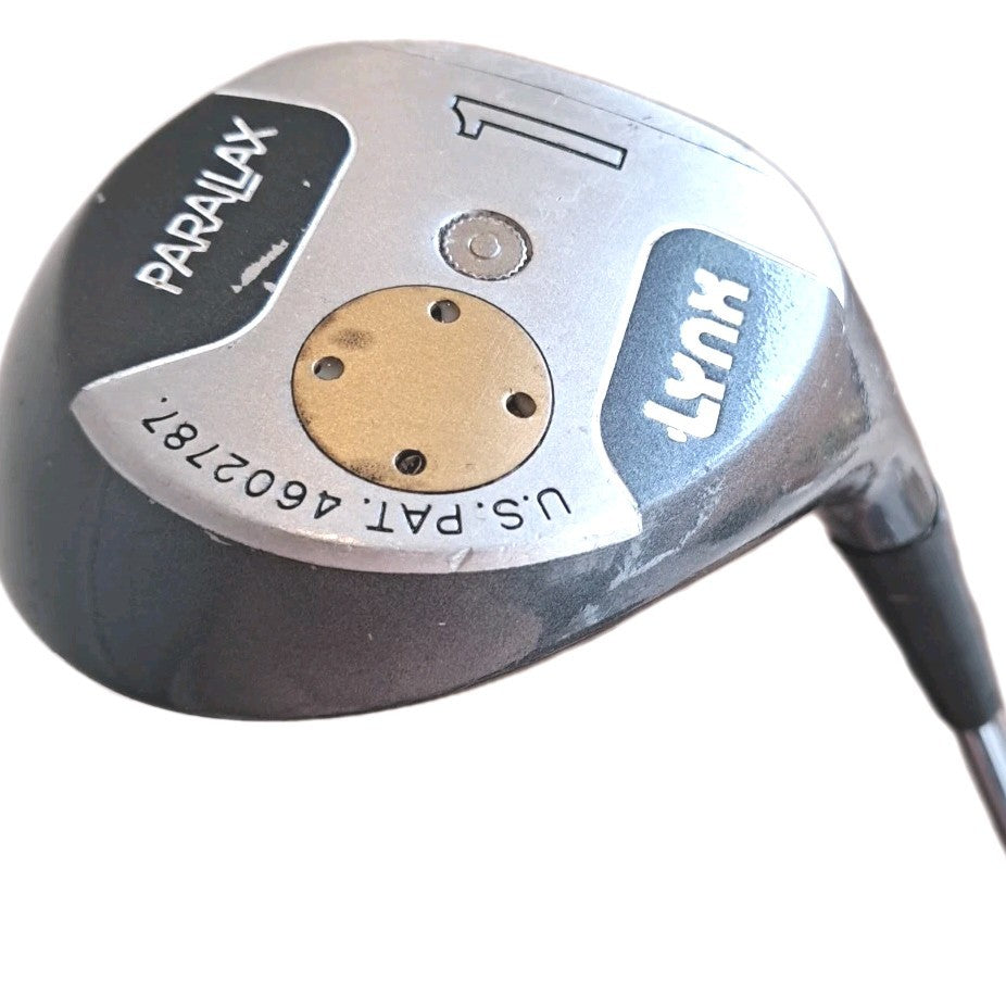 Lynx Driver 1 Wood Golf Parallax  Right-Handed Steel Shaft Regular Flex 44"