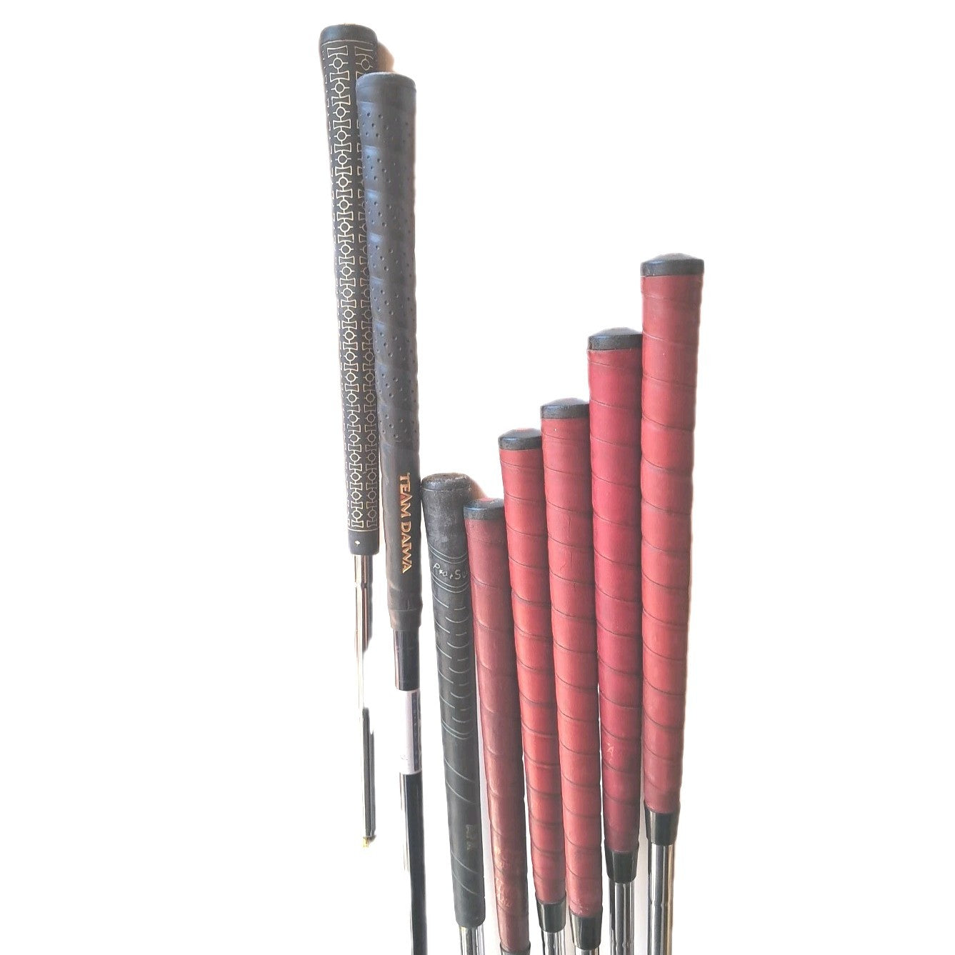 Vintage Golf Set. Right-Handed 1,3 Woods, 3,5,7,9,SW Irons, Putter + Bag 