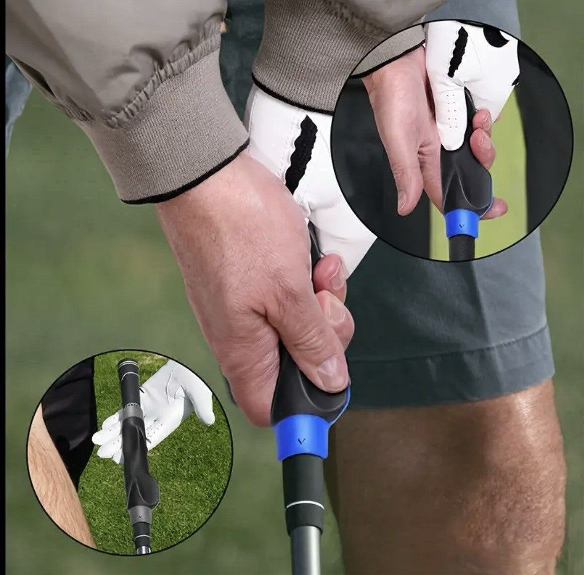Golf Grip Trainer Attachment Hand Positioning Golf Club Equipment FREE POSTAGE
