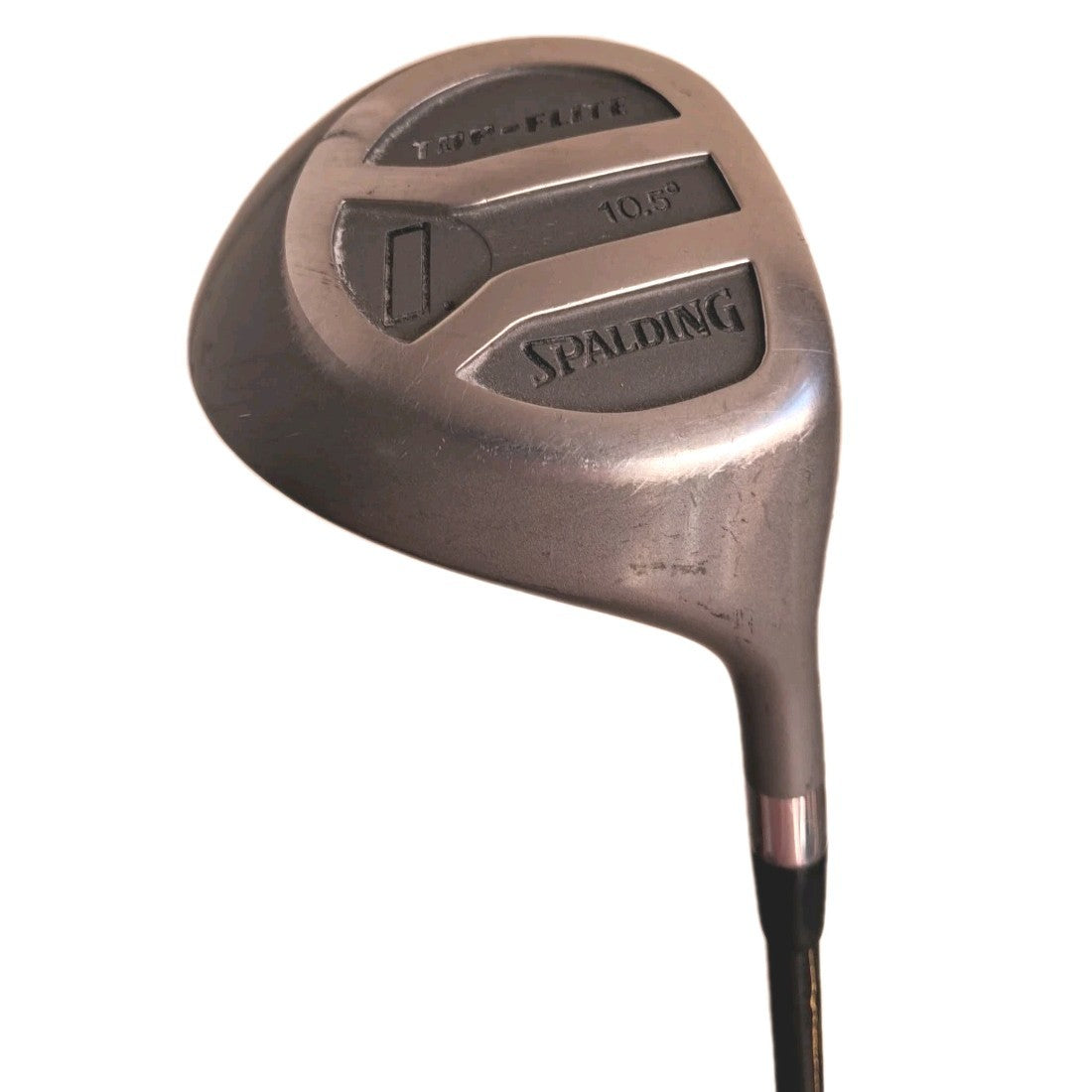 Spalding Driver 10.5° Loft Golf Top-Flite 1 Wood RH Heat Graphite Shaft M Flex