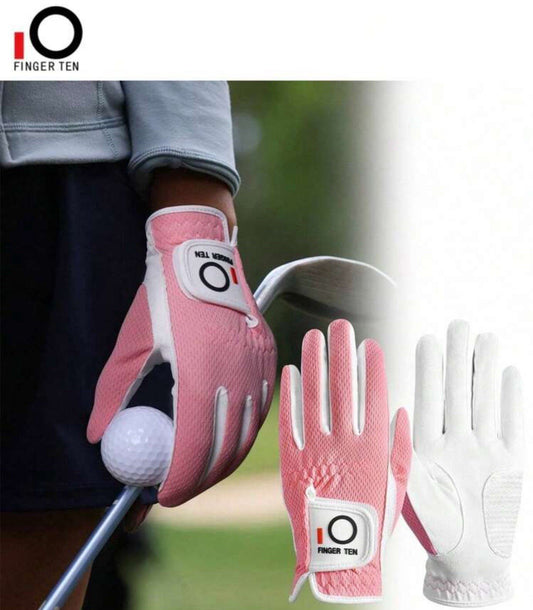 Women’s Right Handed Golf Glove Medium 17cm Pink Breathable FREE DELIVERY