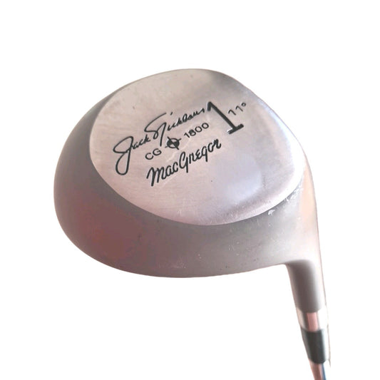 MacGregor Driver 11° Loft  Jack Nicklaus CG1800 1 Wood Steel Shaft R Flex 44"