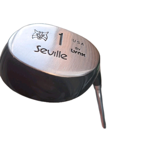 Ladies Lynx 1 Wood RH Seville USA Steel Shaft  R Flex 44" Free Del Good Cond