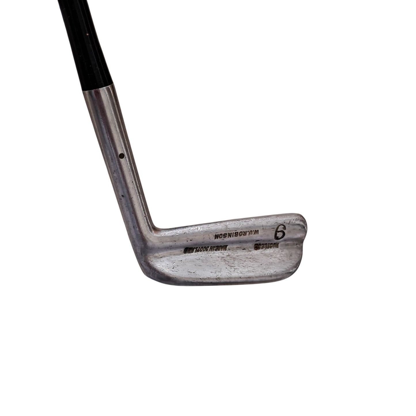 Rare W.M. Robinson Rustless 9 Iron Made in Scotland Vintage, RH
