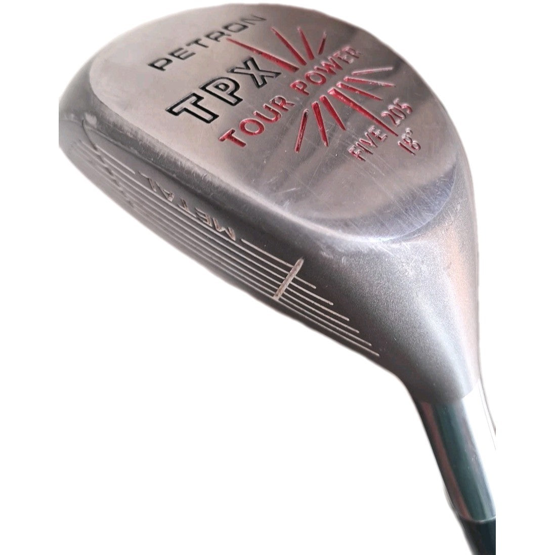 Left-Handed Petron 5 Wood 18° Loft TPX Golf  Steel Shaft Regular Flex 42"