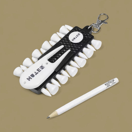 Golf Accessory 12Pcs Tees Ball Marker Green Fork Pencil Clip gift FREE DELIVERY
