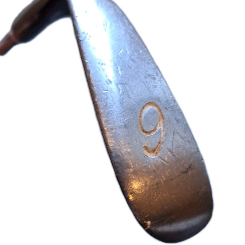 Golf 9 Iron Toe-Heel Weighting Stainless Head Right-Handed Steel Shaft 36"