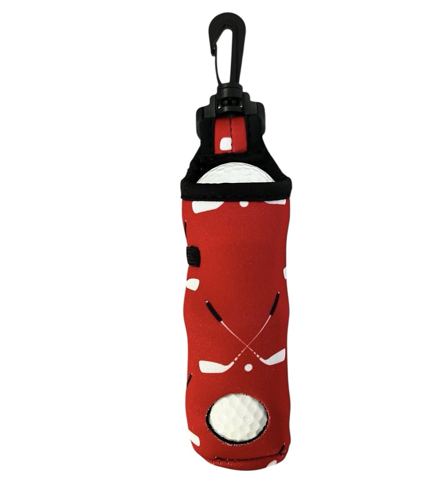 Golf Ball Carry Pouch Bag With Clip Attachable Patterned FREE DELIVERY